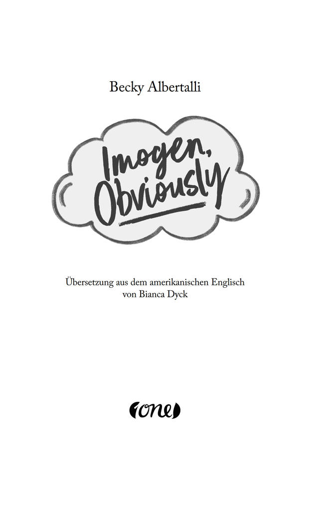 Weitere Ansicht: Imogen, Obviously | Becky Albertalli