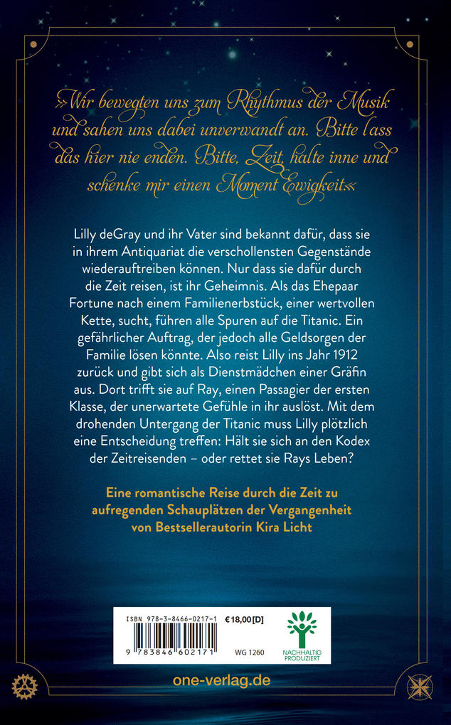 Weitere Ansicht: A Spark of Time - Rendezvous auf der Titanic | Kira Licht