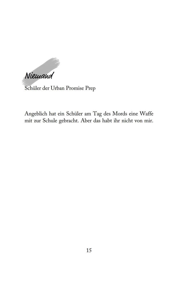 Weitere Ansicht: Promise Boys - Drei Schüler. Drei Motive. Ein Mord. | Nick Brooks