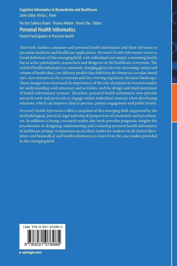 Weitere Ansicht: Personal Health Informatics