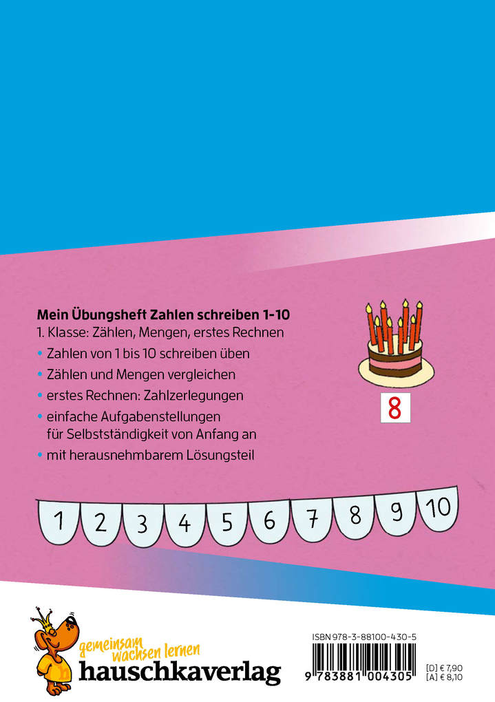 Weitere Ansicht: Mein Übungsheft Zahlen schreiben lernen 1-10 - Vorschule, Schulanfang, 1. Klasse: Zählen, Mengen, erstes Rechnen | Ulrike Maier