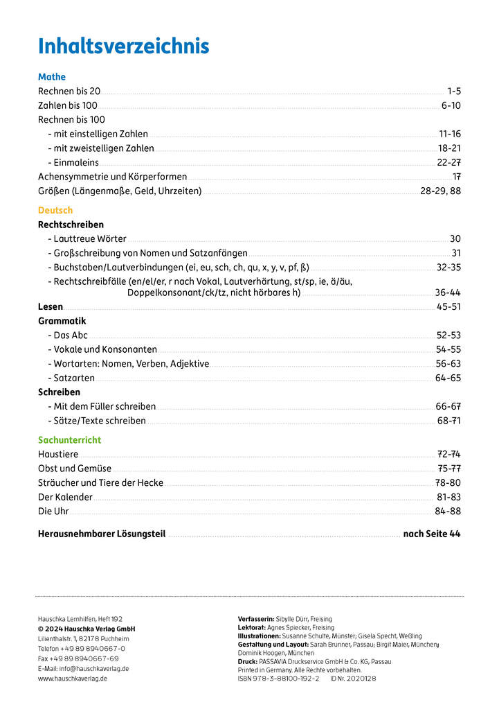 Weitere Ansicht: Erfolgreich durch die 2. Klasse - Mathe, Deutsch, Sachunterricht | Sibylle Dürr