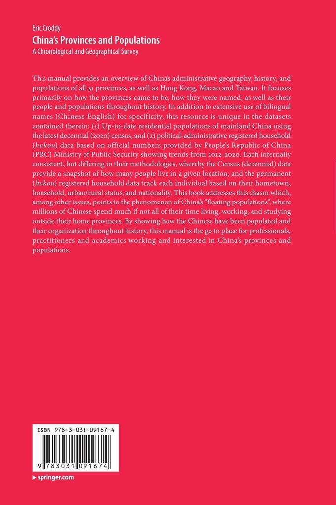 Weitere Ansicht: China's Provinces and Populations | Eric Croddy