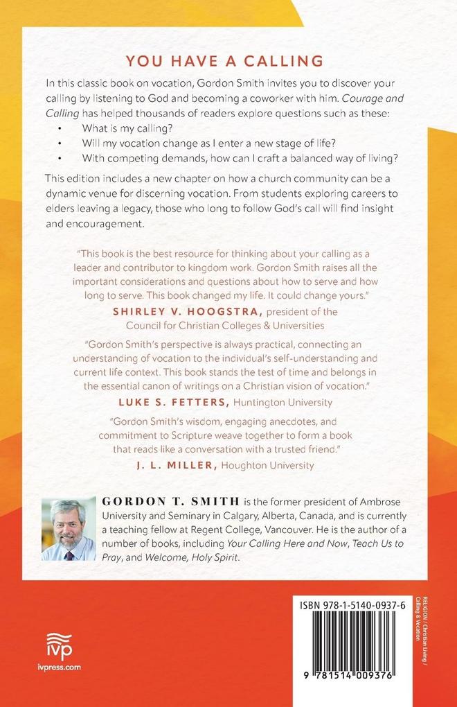Weitere Ansicht: Courage and Calling | Gordon T. Smith