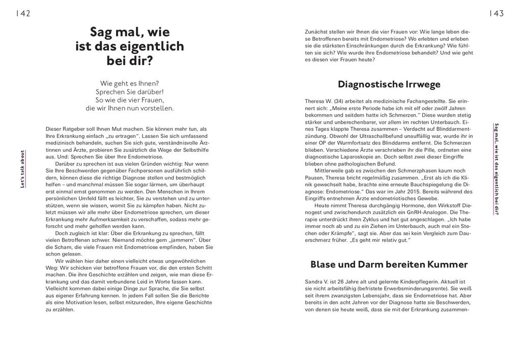 Weitere Ansicht: Let's talk about Endometriose | Stefanie Burghaus, Sigrid März