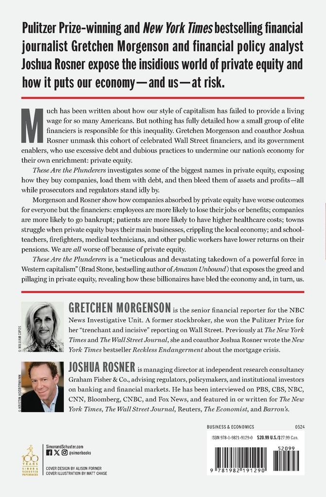 Weitere Ansicht: These Are the Plunderers | Gretchen Morgenson, Joshua Rosner