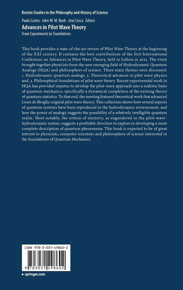 Weitere Ansicht: Advances in Pilot Wave Theory