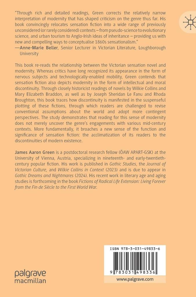 Weitere Ansicht: Sensation Fiction and Modernity | James Aaron Green