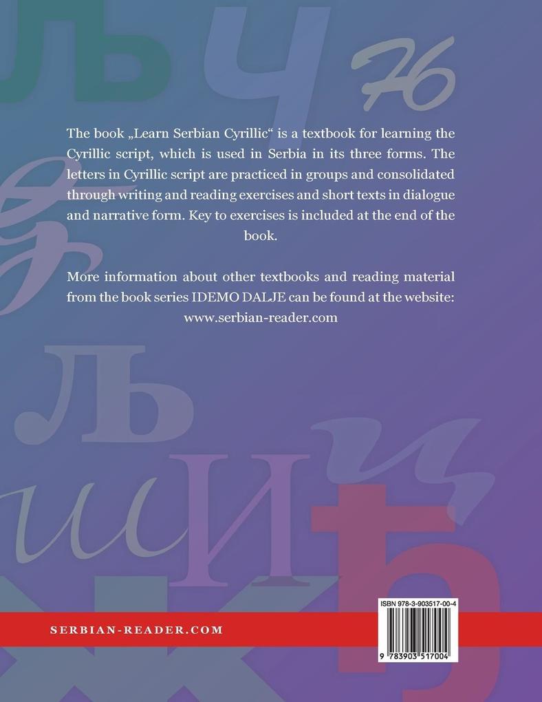 Weitere Ansicht: Learn Serbian Cyrillic | Snezana Stefanovic