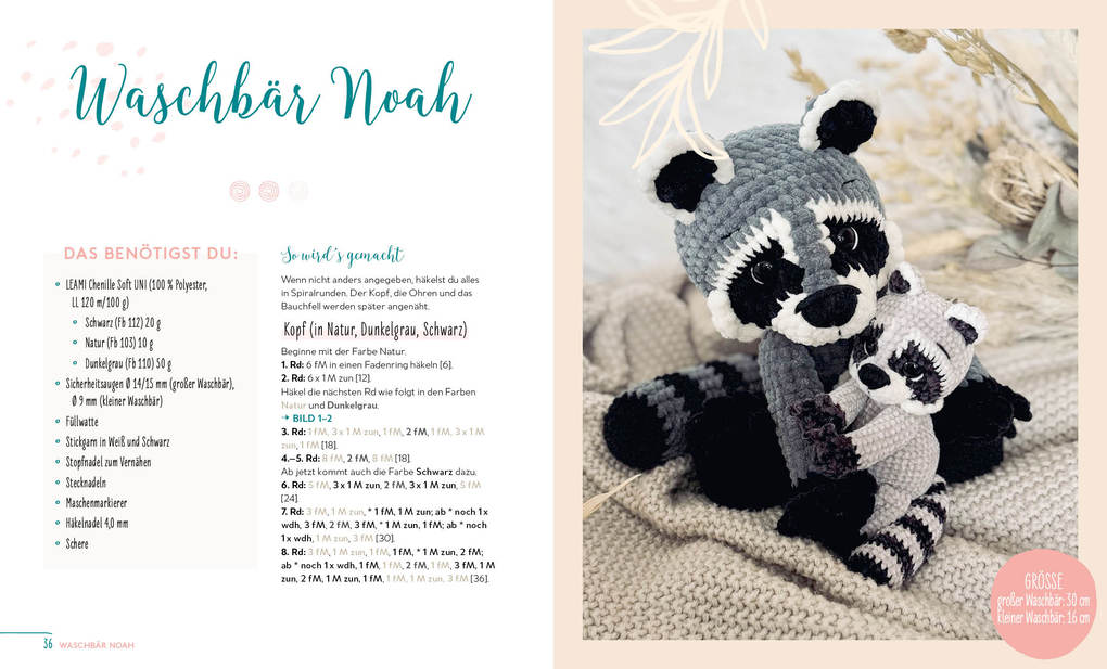 Weitere Ansicht: Amigurumis - soft and cosy! | SPIEGEL-Bestseller Platz 1 | Annemarie Sichermann