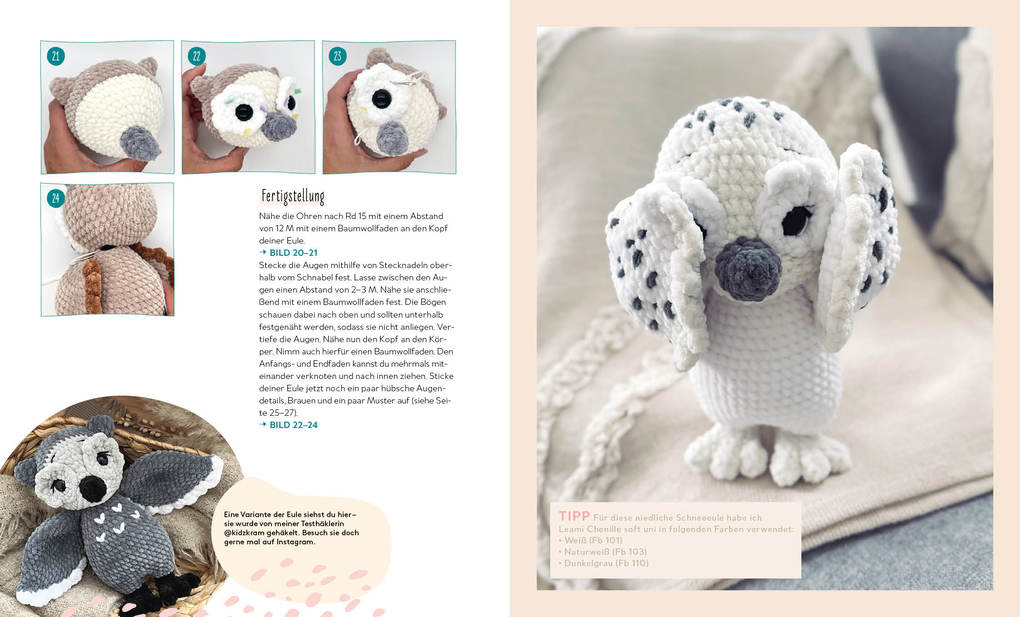 Weitere Ansicht: Amigurumis - soft and cosy! | SPIEGEL-Bestseller Platz 1 | Annemarie Sichermann
