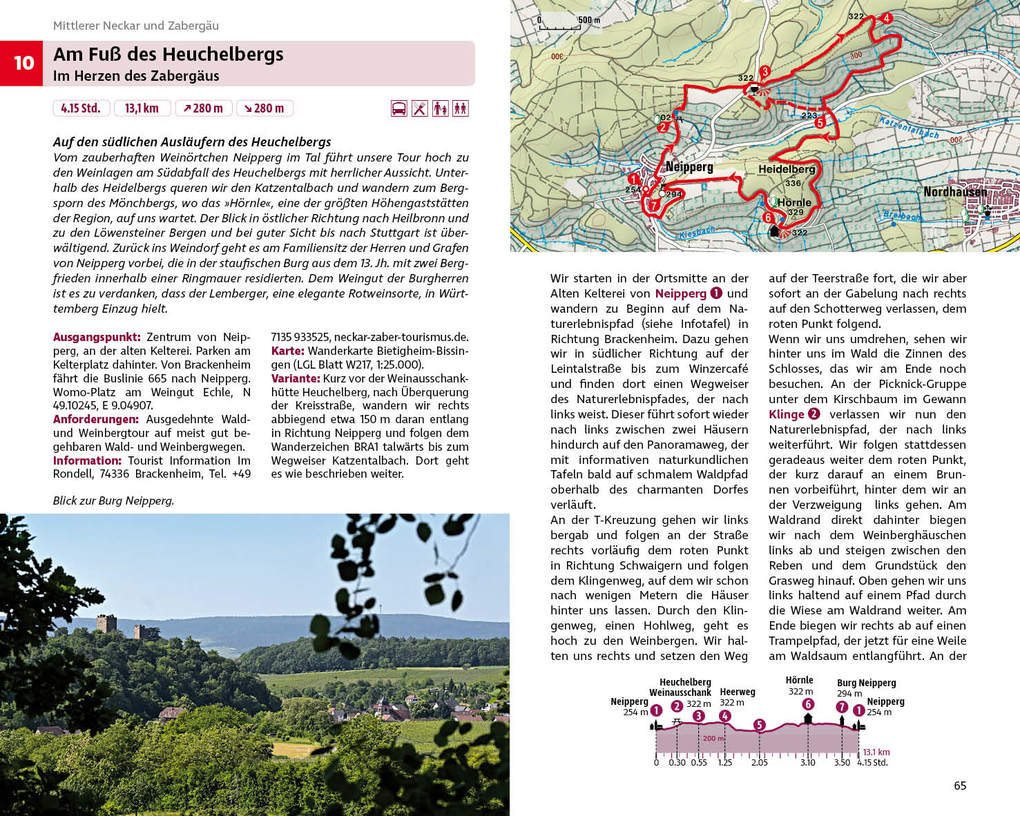 Weitere Ansicht: ROTHER Wanderbuch Wandern und Einkehren - Heilbronner Land | Albrecht Ritter