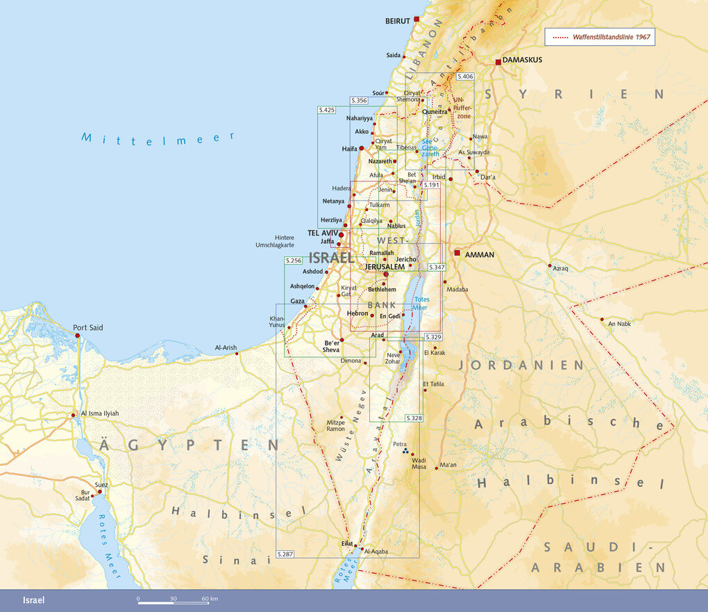 Weitere Ansicht: TRESCHER Reiseführer Israel und Palästina | Jens Wiegand