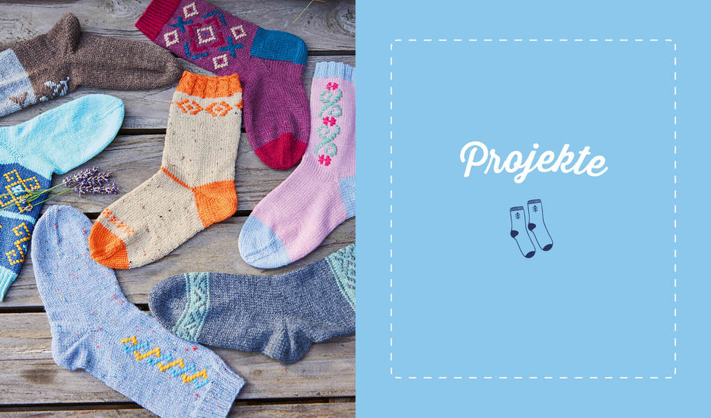 Weitere Ansicht: Roosimine-Socken stricken | Sarah Prieur