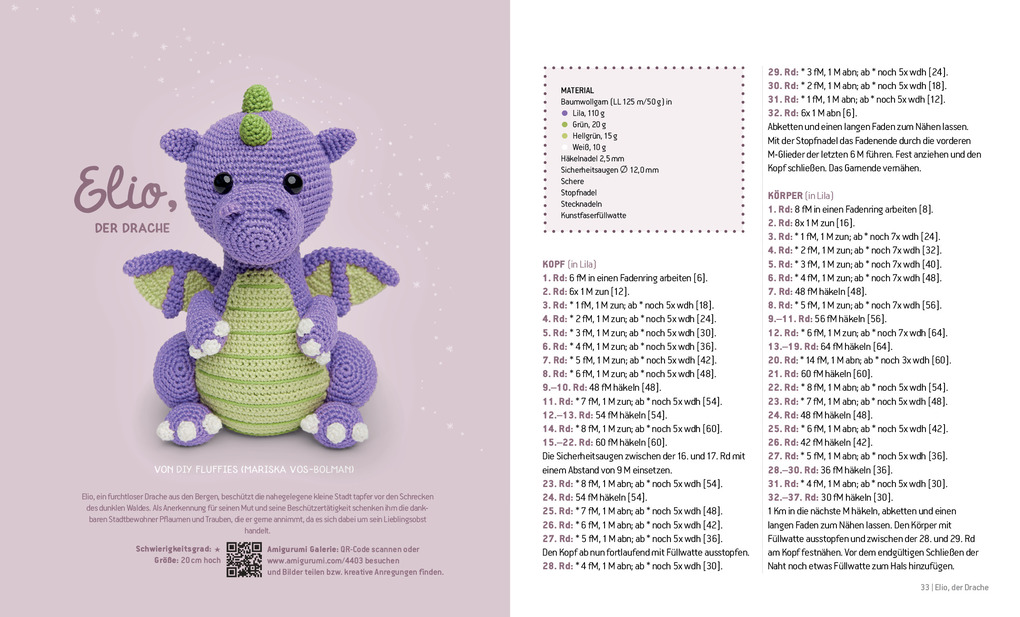 Weitere Ansicht: Fantastische Häkelfreunde 2 | Amigurumipatterns.net