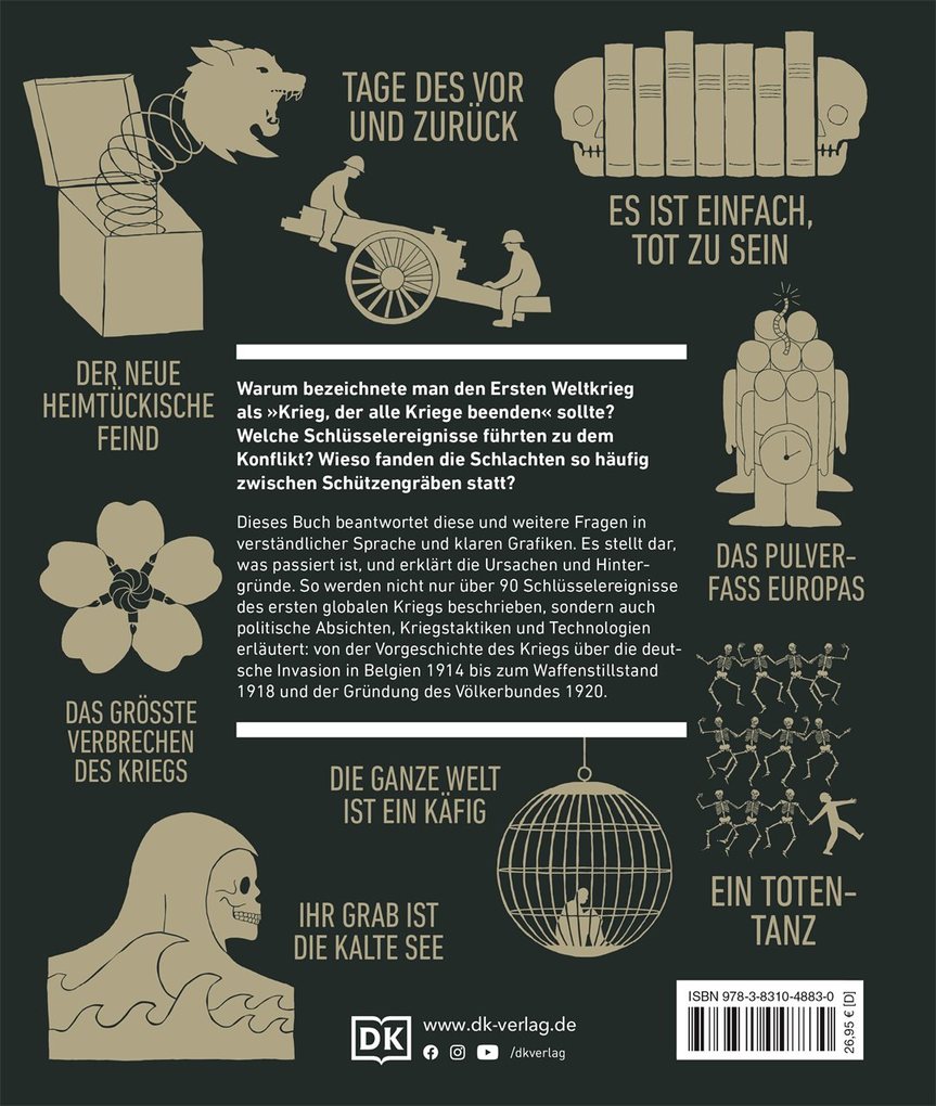 Weitere Ansicht: Big Ideas. Der Erste Weltkrieg | Tim Cooke, Jacob Field, Andrew Kerr-Jarrett, Michael Kerrigan, David Anderson