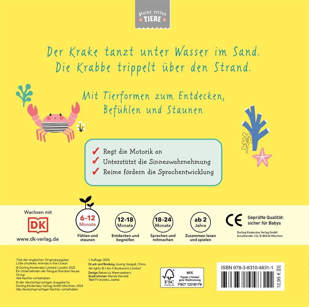 Weitere Ansicht: Meine ersten Tiere. Tiere im Meer | Franziska Jaekel