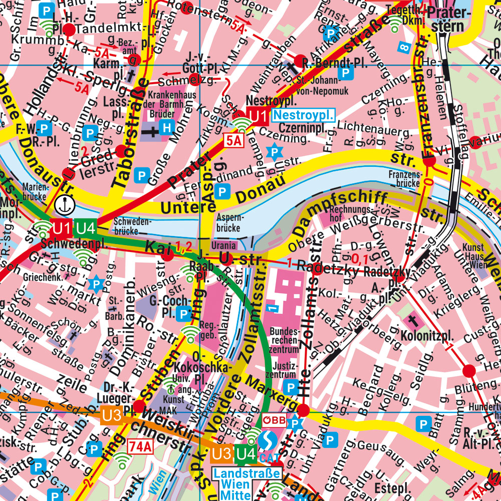 Weitere Ansicht: Wien, Stadtplan 1:25.000, freytag & berndt