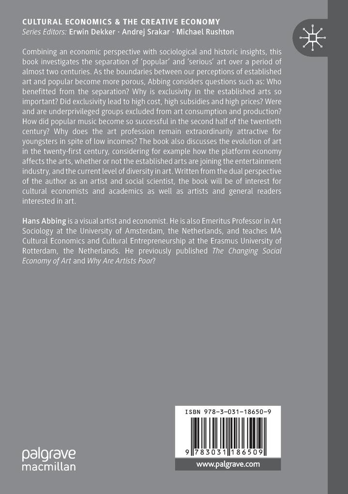 Weitere Ansicht: The Economies of Serious and Popular Art | Hans Abbing