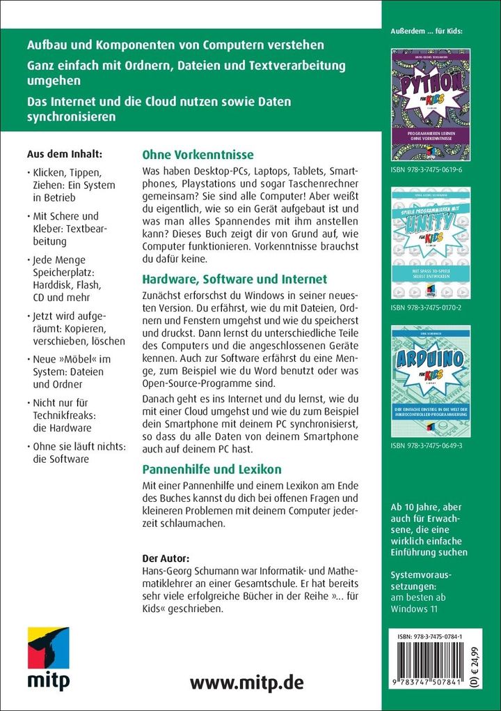 Weitere Ansicht: Computer für Kids | Hans-Georg Schumann