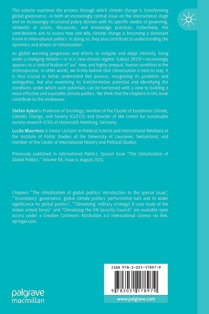 Weitere Ansicht: The Climatization of Global Politics