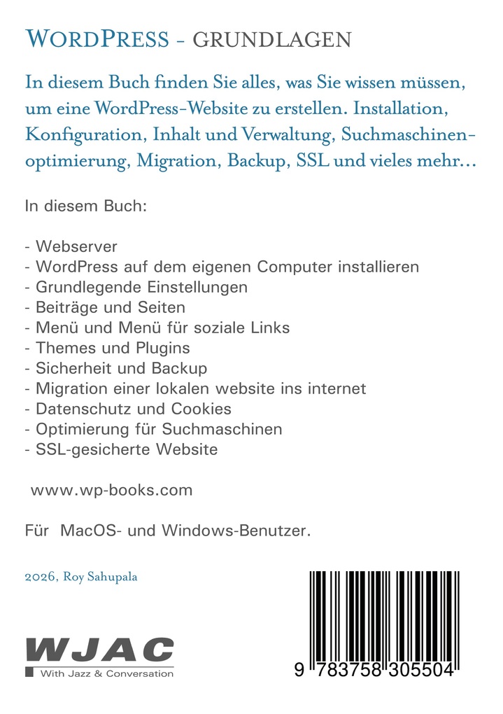 Weitere Ansicht: Wordpress Grundlagen | Roy Sahupala