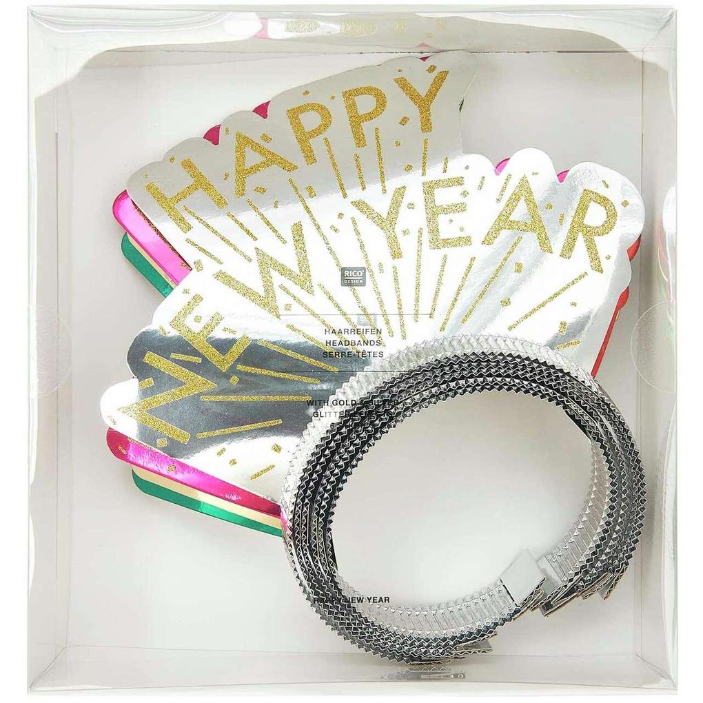 Weitere Ansicht: Haarreifen Happy New Year