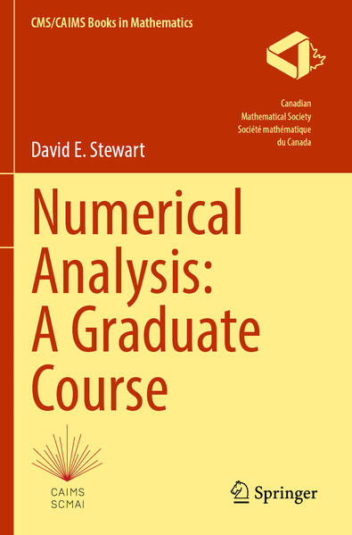 Produktbild: Numerical Analysis: A Graduate Course | David E. Stewart