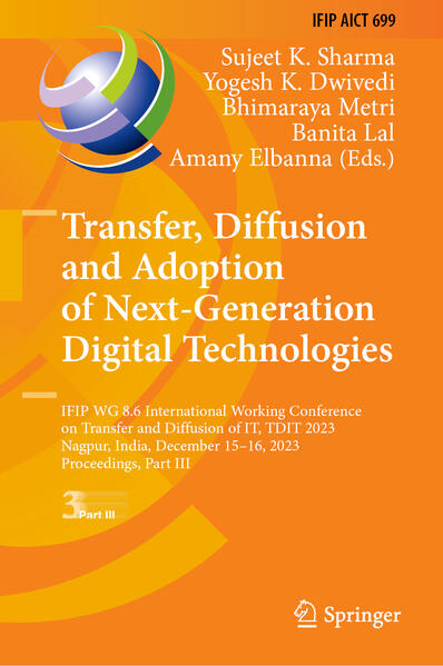 Produktbild: Transfer, Diffusion and Adoption of Next-Generation Digital Technologies