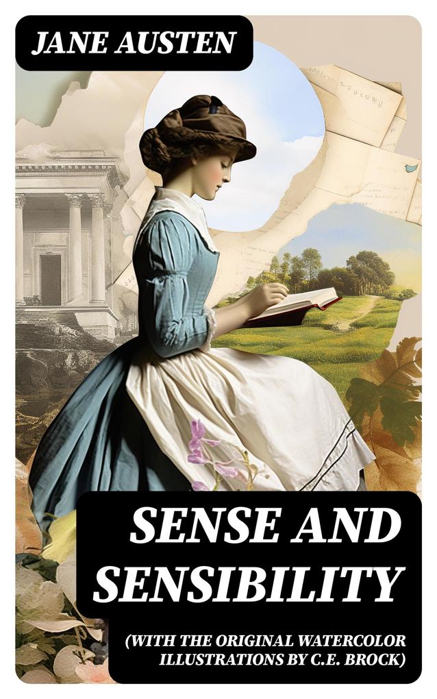 Produktbild: Sense and Sensibility (with the original watercolor illustrations by C.E. Brock) | Jane Austen