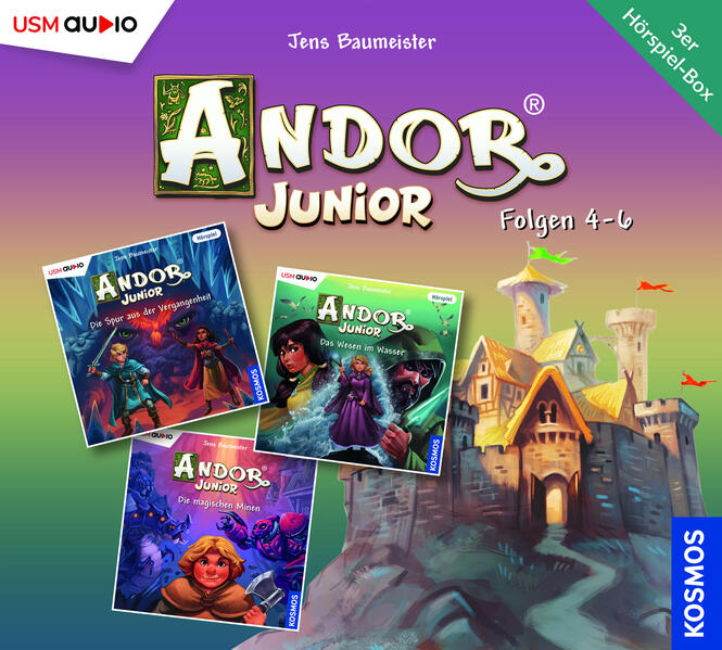 Produktbild: Die große Andor Junior Hörbox Folgen 4-6 (3 Audio CDs) | Jens Baumeister
