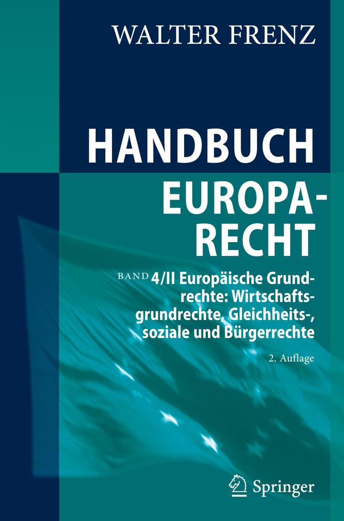 Produktbild: Handbuch Europarecht | Walter Frenz