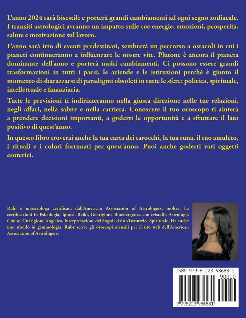 Weitere Ansicht: Oroscopo 2024 | Angeline A. Rubi