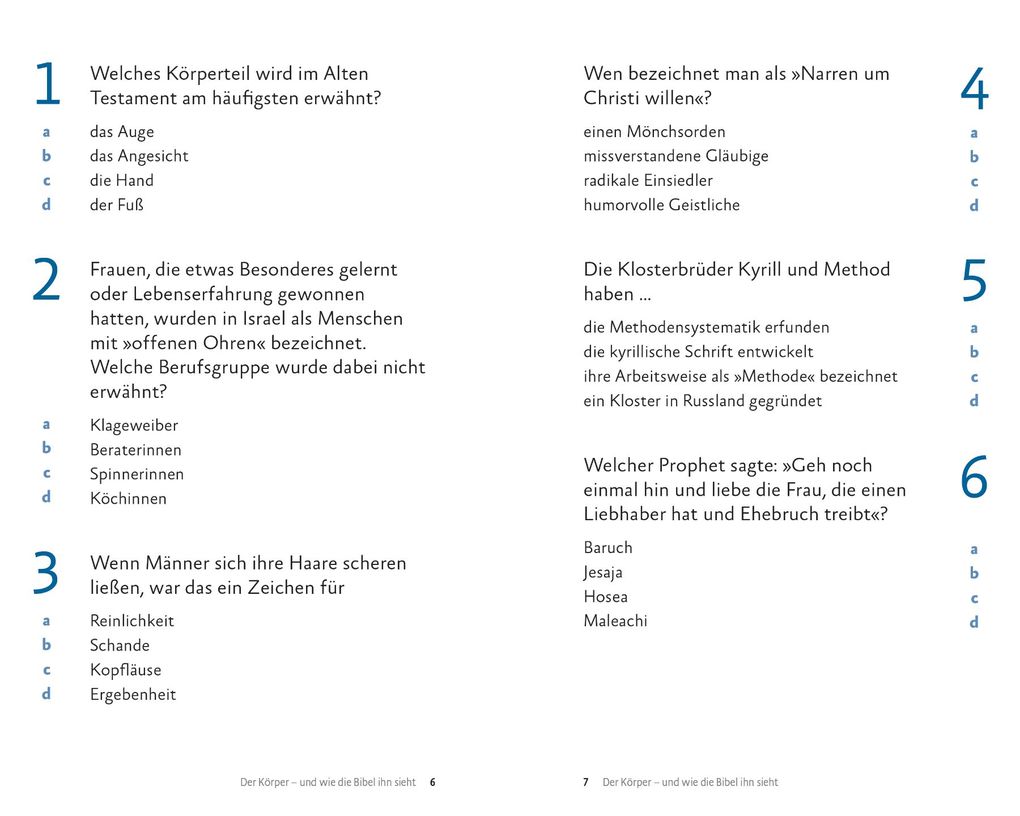 Weitere Ansicht: Quizbuch Bibel | Thomas Lardon