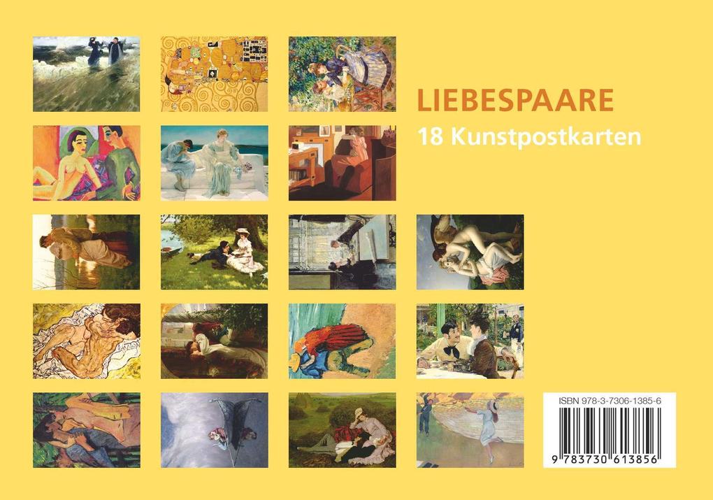 Weitere Ansicht: Postkarten-Set Liebespaare