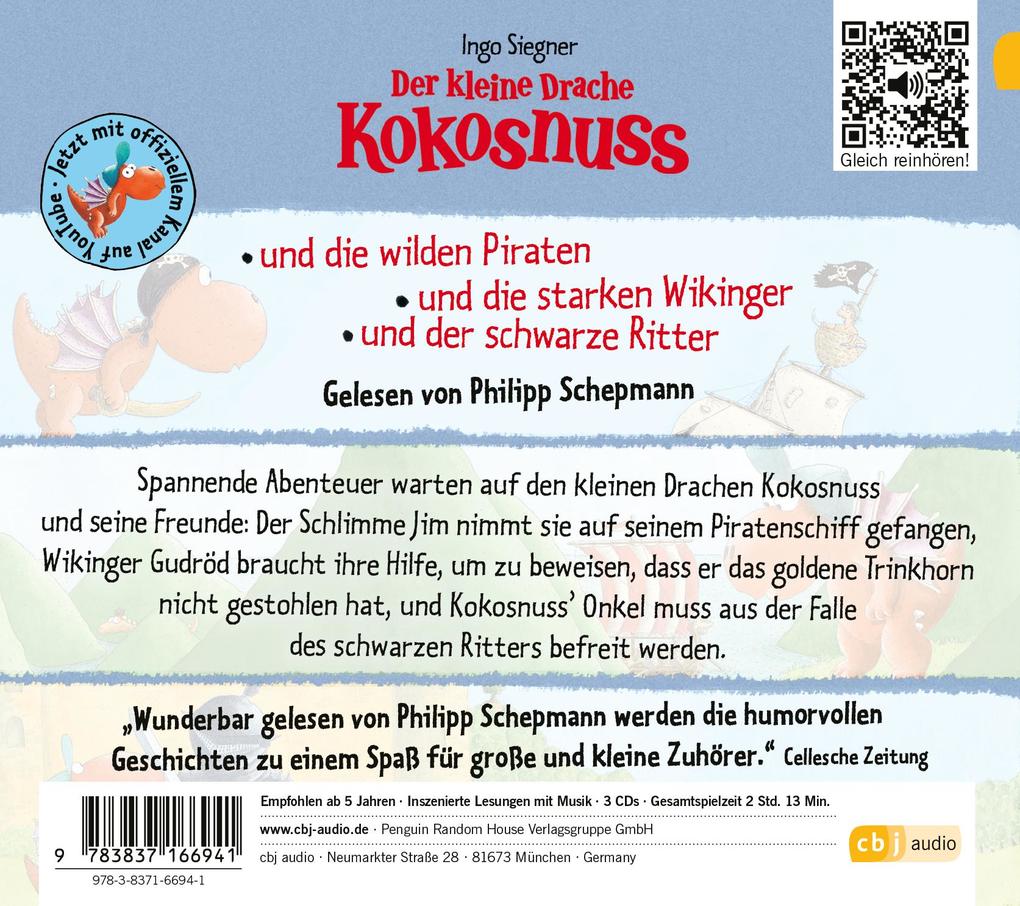 Weitere Ansicht: Der kleine Drache Kokosnuss - Schulabenteuer | Ingo Siegner