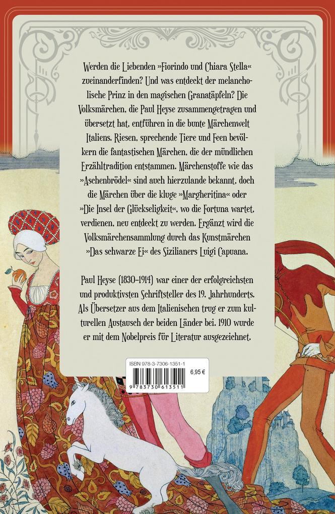 Weitere Ansicht: Italienische Volksmärchen. Mit stimmungsvollen Illustrationen von Max Wechsler | Paul Heyse
