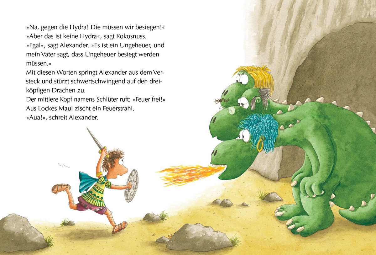Weitere Ansicht: Der kleine Drache Kokosnuss bei den alten Griechen | Ingo Siegner