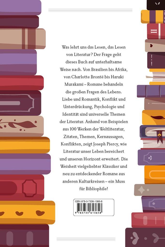 Weitere Ansicht: Lektionen fürs Leben. Lebensweisheiten aus 100 Werken der Weltliteratur | Joseph Piercy