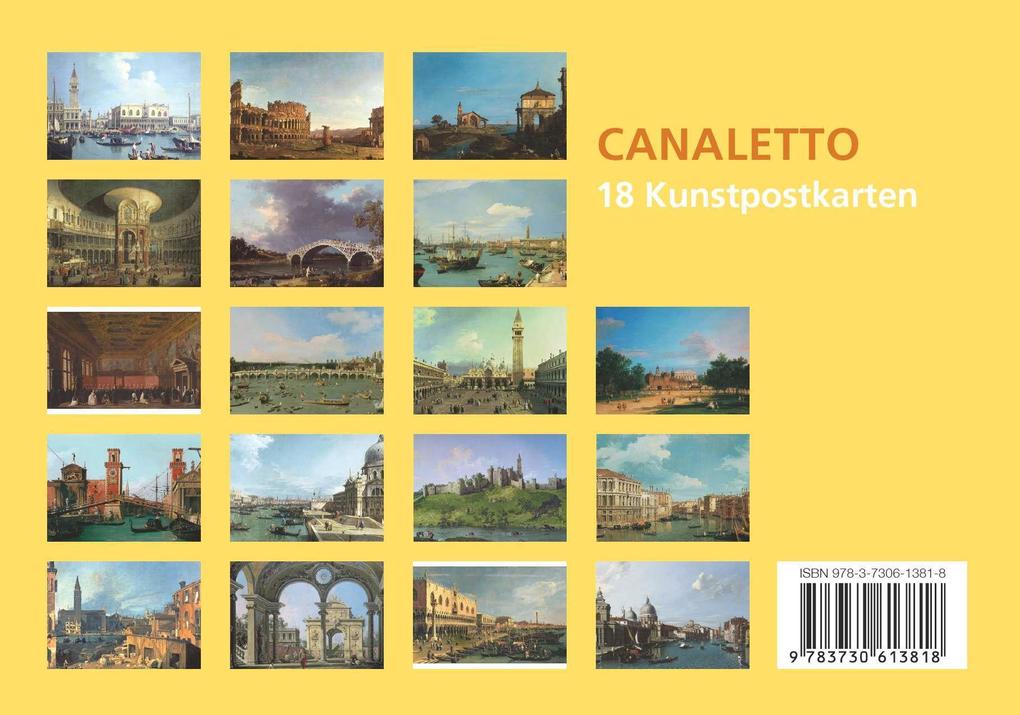 Weitere Ansicht: Postkarten-Set Canaletto | Canaletto