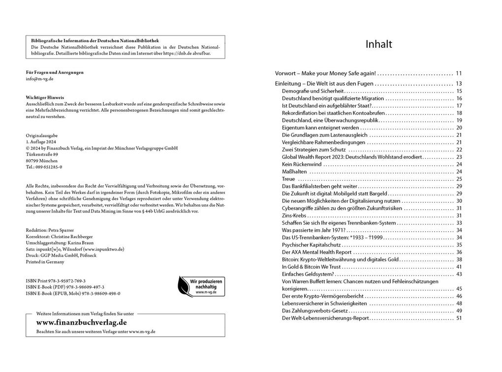 Weitere Ansicht: Kapitalschutz first | Markus Miller