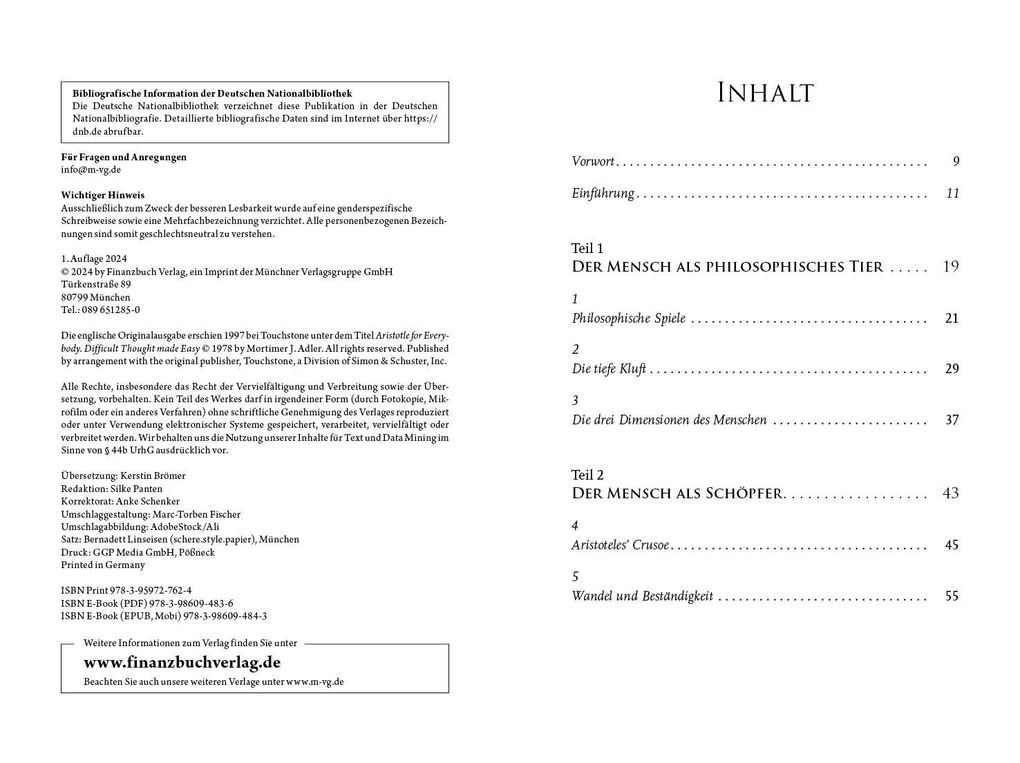 Weitere Ansicht: Aristoteles to go | Mortimer J. Adler