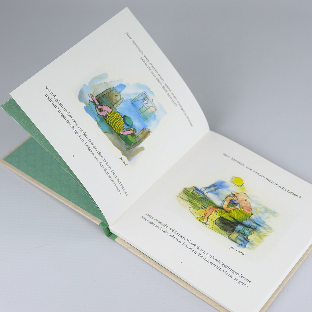 Weitere Ansicht: Herr Janosch, wie ist man sich selbst genug? | Janosch