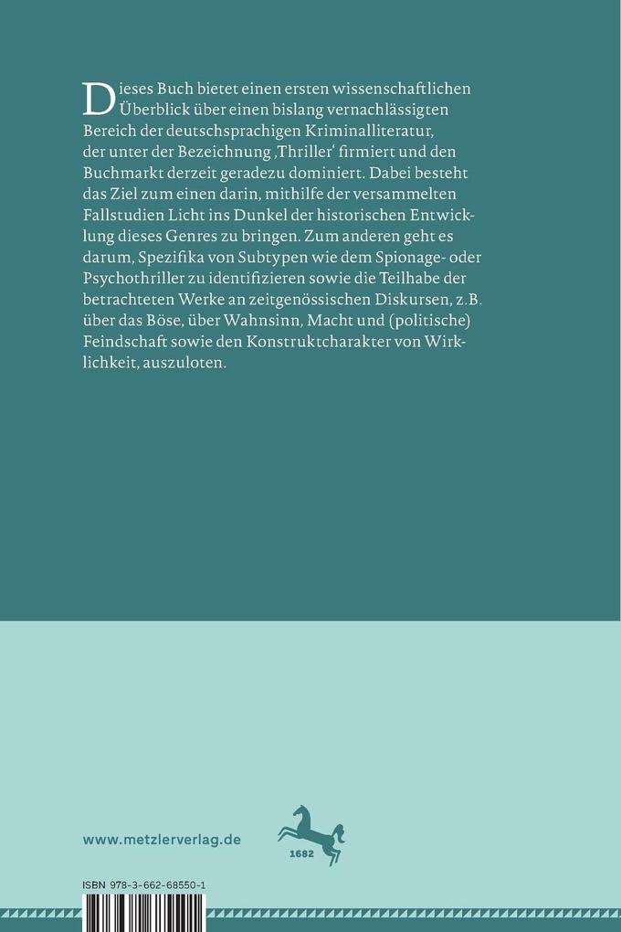 Weitere Ansicht: Der deutschsprachige Thriller