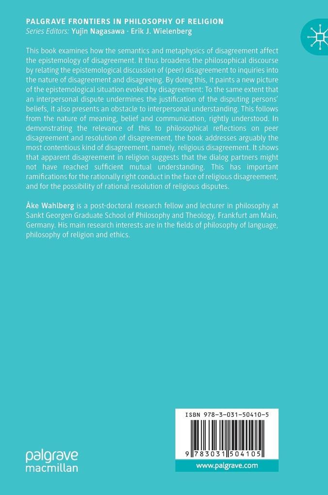 Weitere Ansicht: Resolving Disagreements | Åke Wahlberg