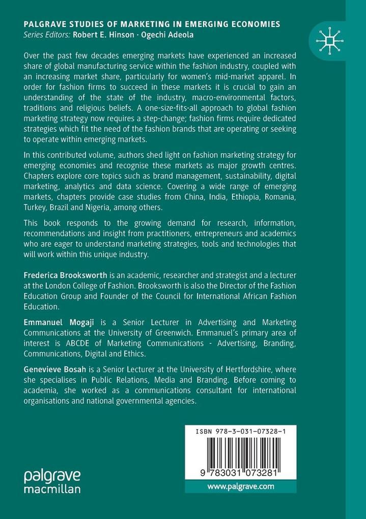 Weitere Ansicht: Fashion Marketing in Emerging Economies Volume I