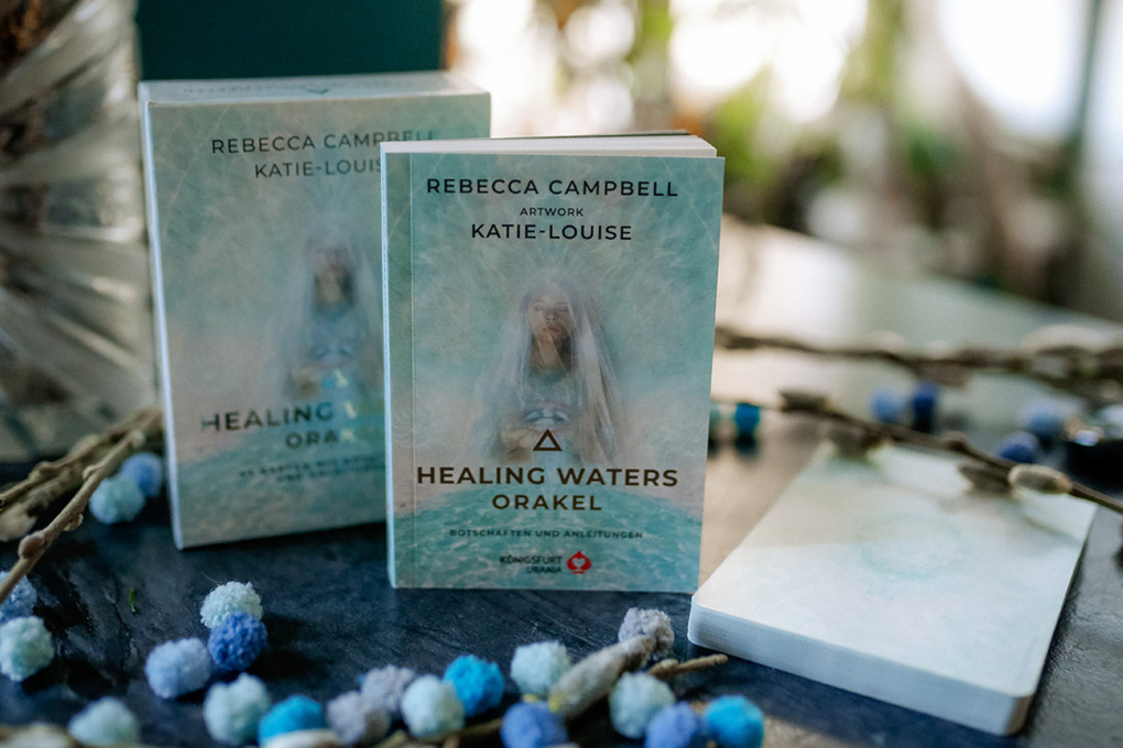 Weitere Ansicht: Healing Waters Orakel - 44 Karten mit Botschaften und Anleitungen | Rebecca Campbell