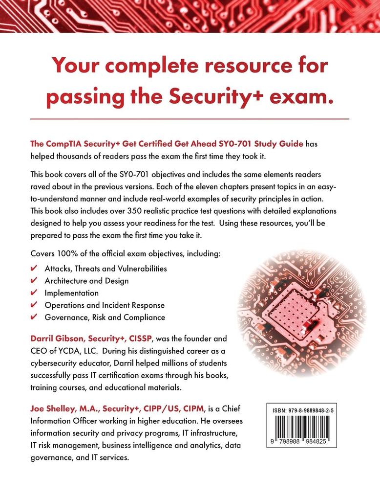 Weitere Ansicht: CompTIA Security+ Get Certified Get Ahead | Joe Shelley, Darril Gibson