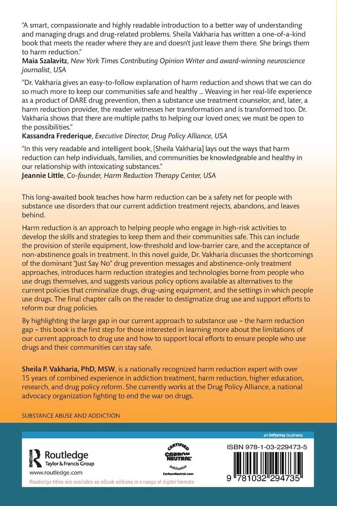 Weitere Ansicht: The Harm Reduction Gap | Sheila P. Vakharia