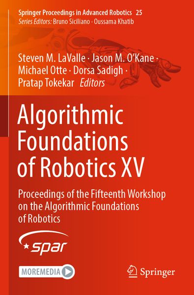 Produktbild: Algorithmic Foundations of Robotics XV